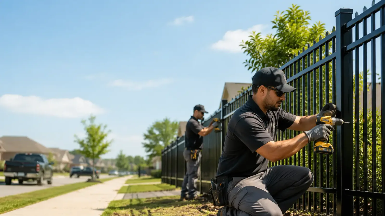 Metal Fence Installation in Gravity, IA
